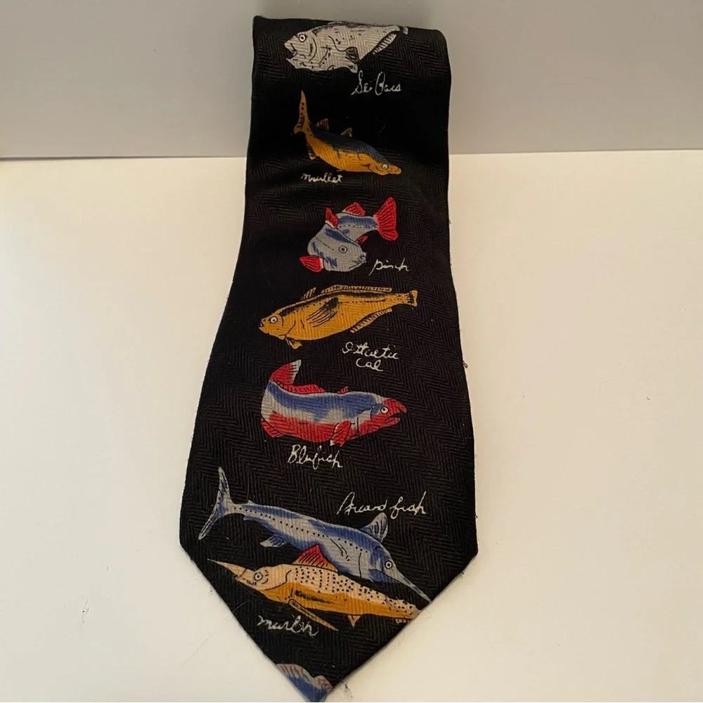 Beverly Hills Polo Club‎ Tie Fishing Polyester
